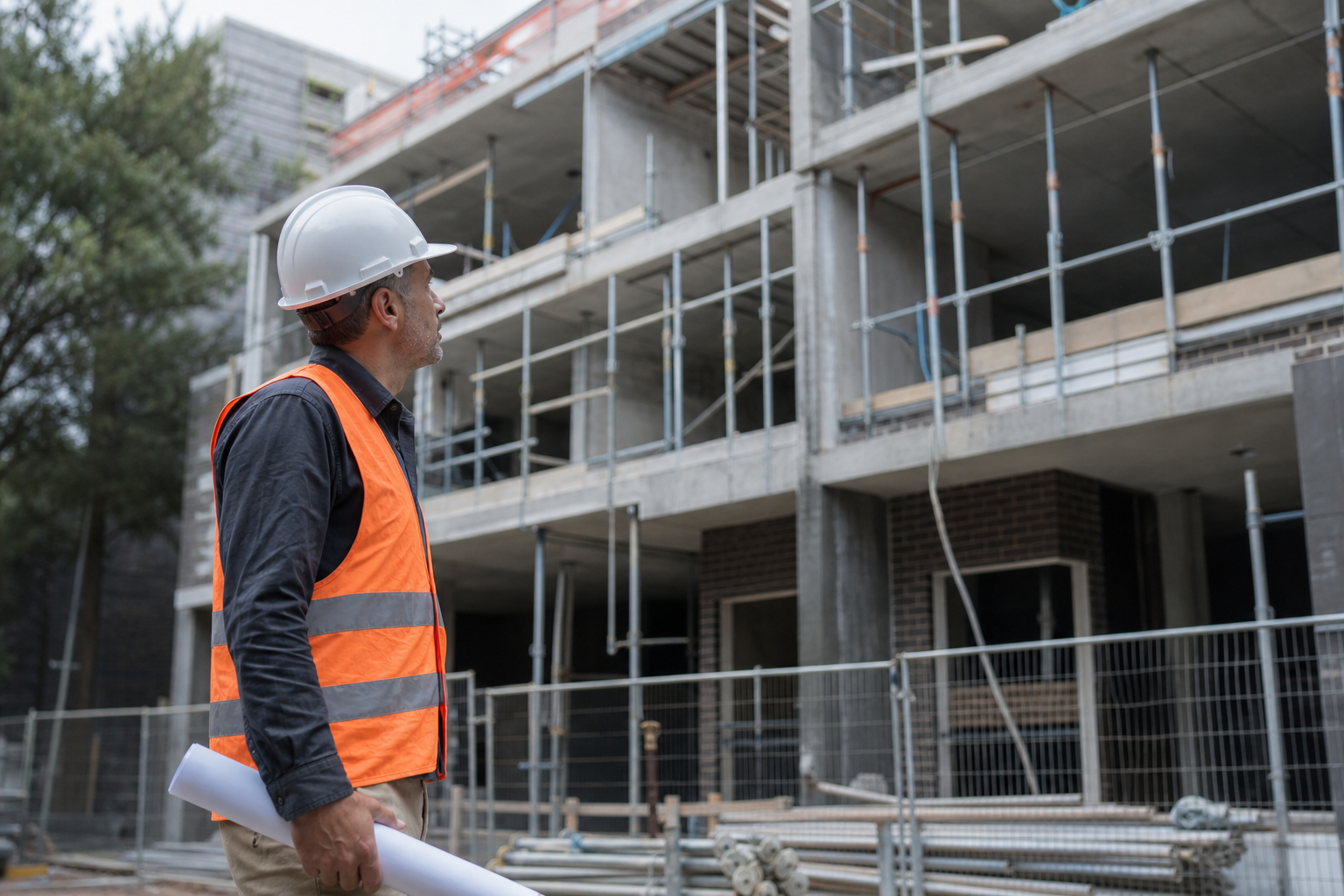 Construction coordination on a Melbourne infill site