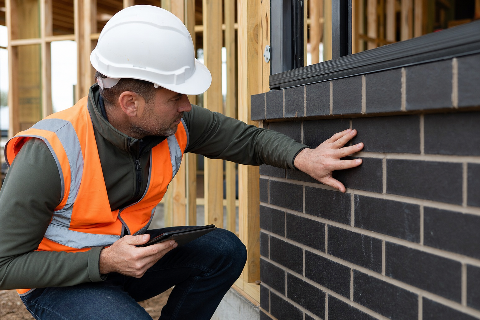 Site inspection during construction