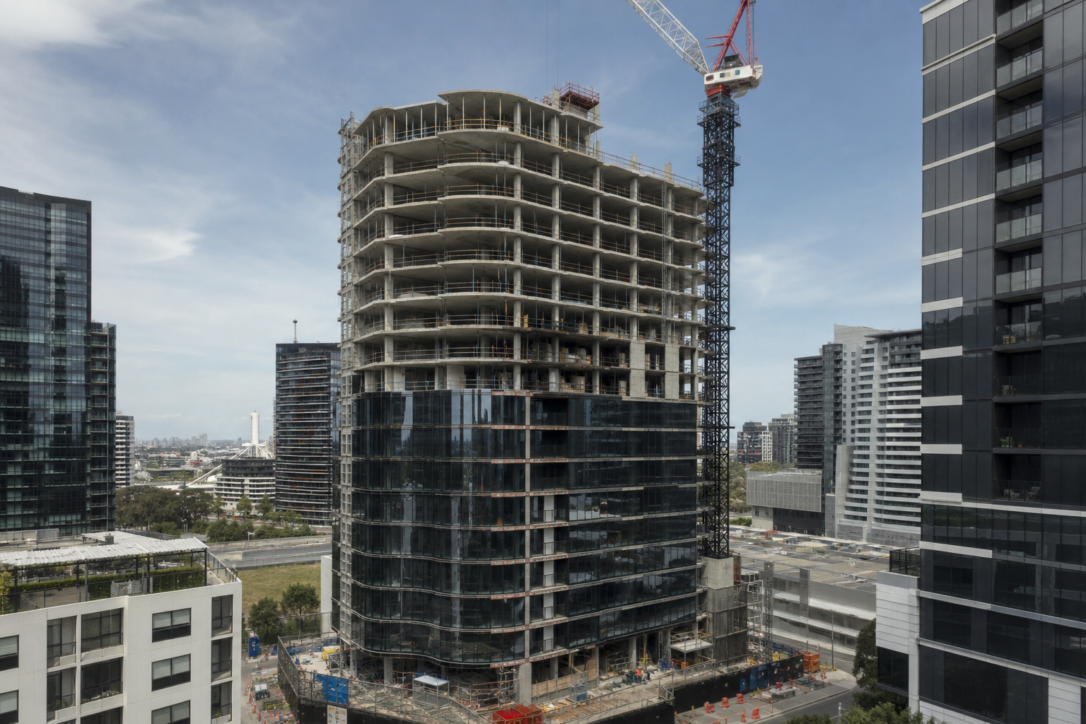 Southbank construction progress