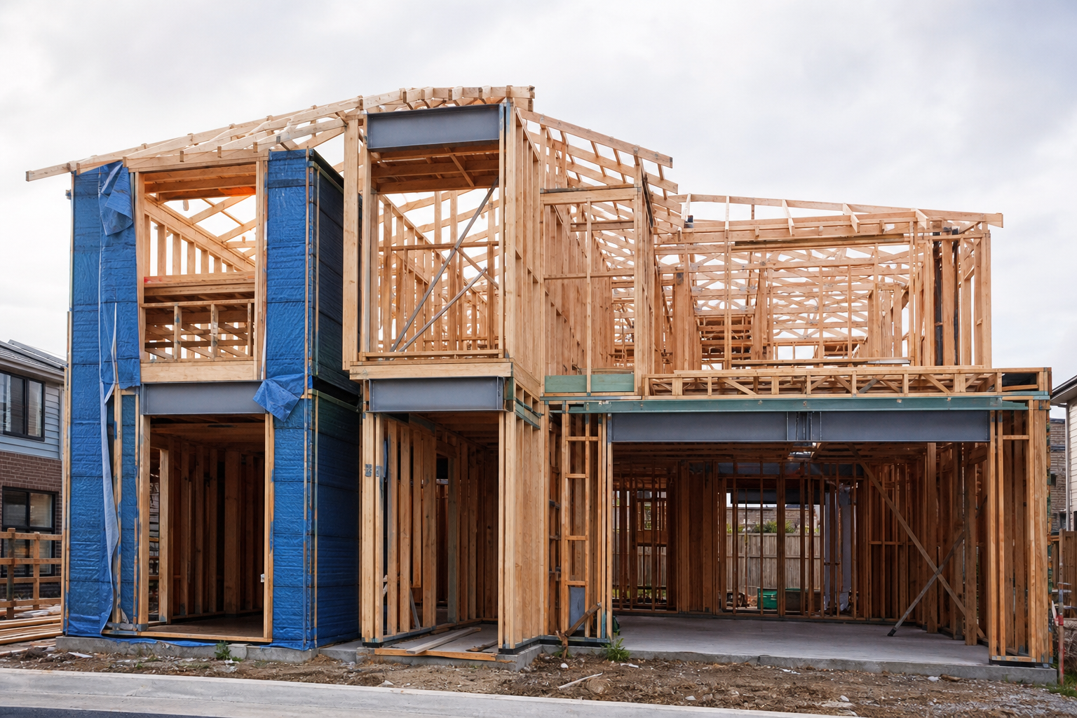 Residential facade and structure coordination