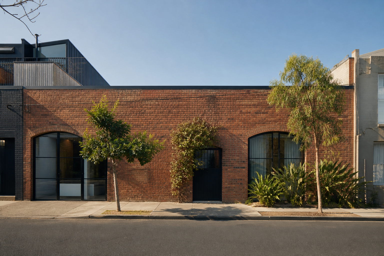 Port Melbourne warehouse facade